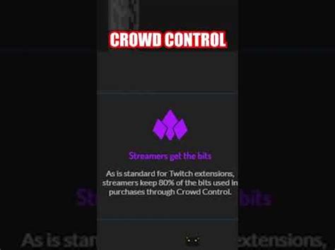 Once installed, if you log into the Crowd Control app with your Twitch account, the Twitch Extension will activate automatically when you start a Crowd Control session. . Crowd control twitch